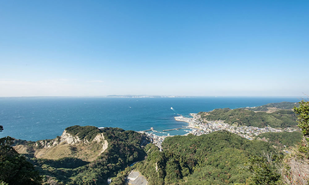 町名の由来となった鋸山